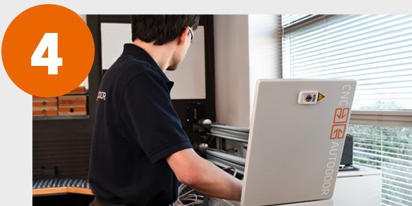 4 — montáž a testování systému CNC AutoDoor
