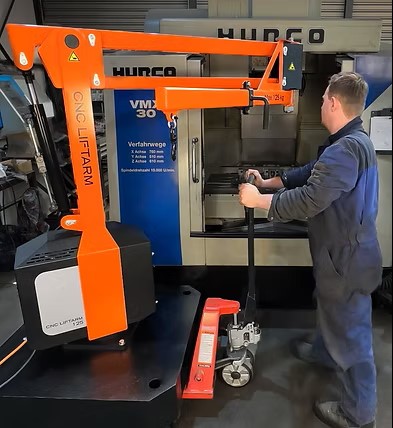Instalace zařízení CNC LiftArm